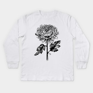 Chrysanthemum Kids Long Sleeve T-Shirt